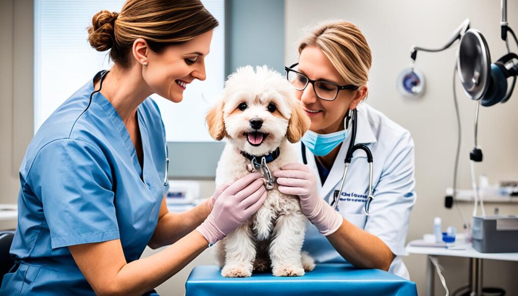 Maltipoo puppy veterinary care