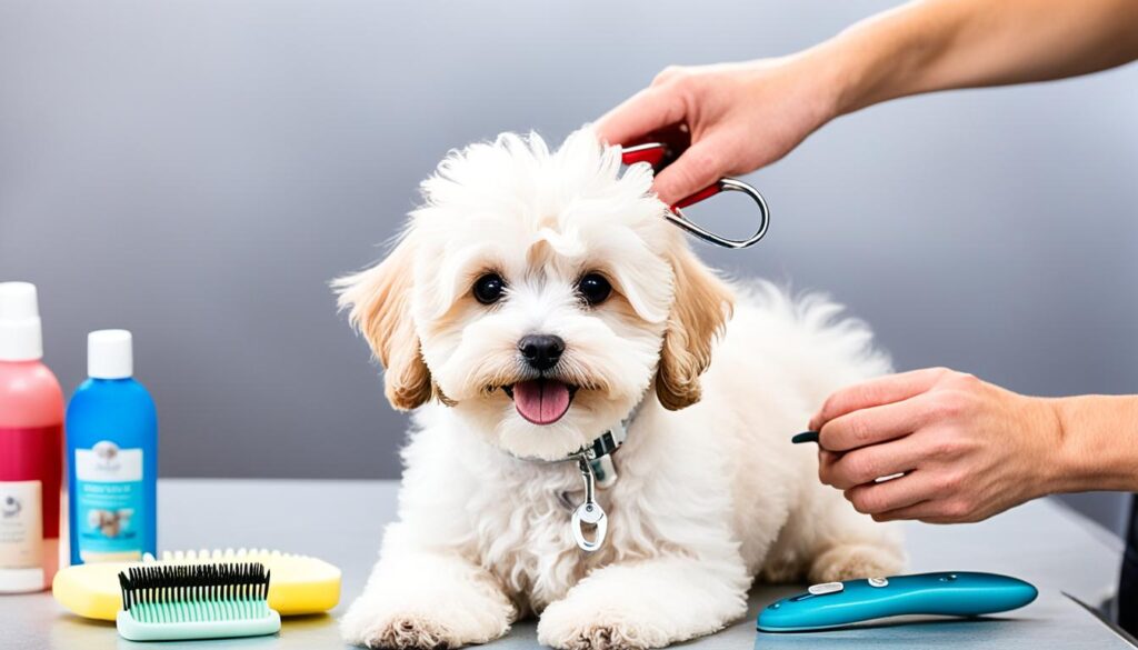 maltipoo puppy grooming