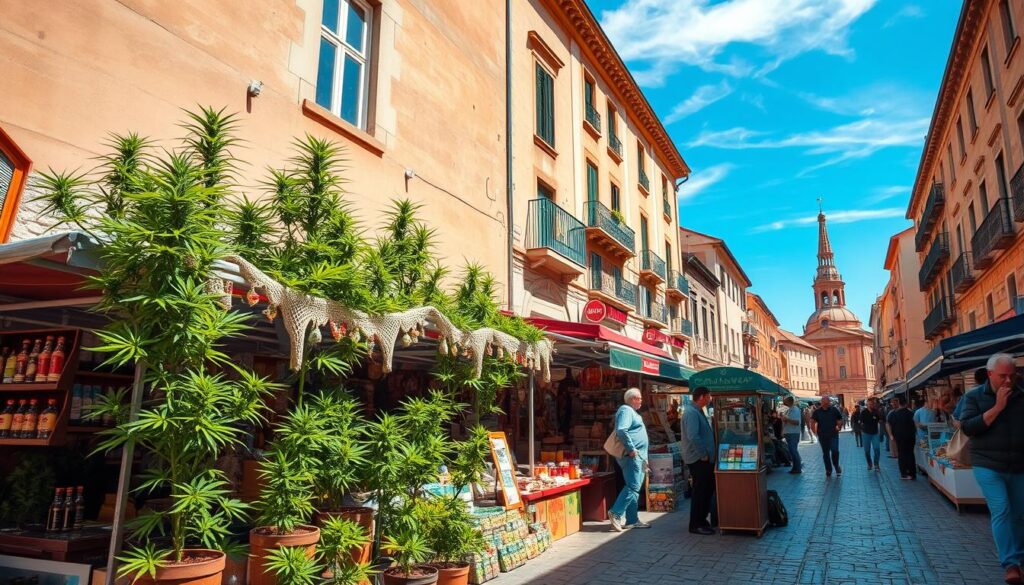 Cannabis retail markets Lleida