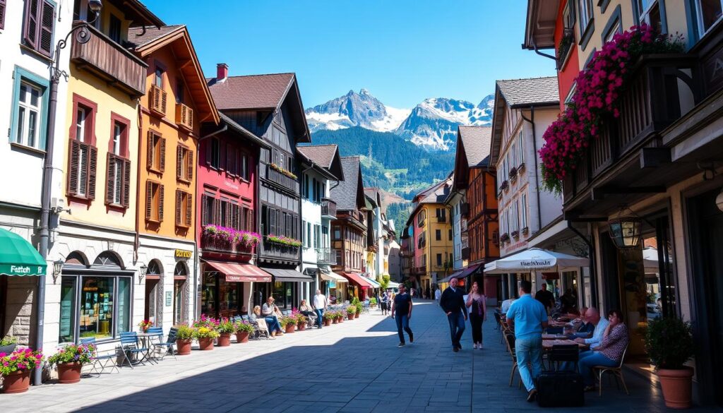 Mariahilf neighborhood in Innsbruck