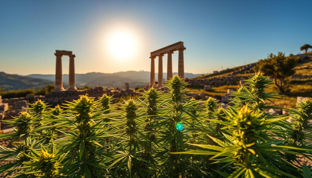 Marijuana growing in Greece