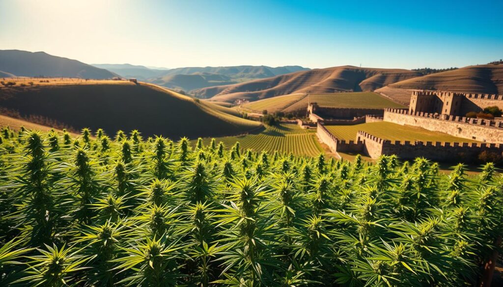 Marijuana growing in Marsala