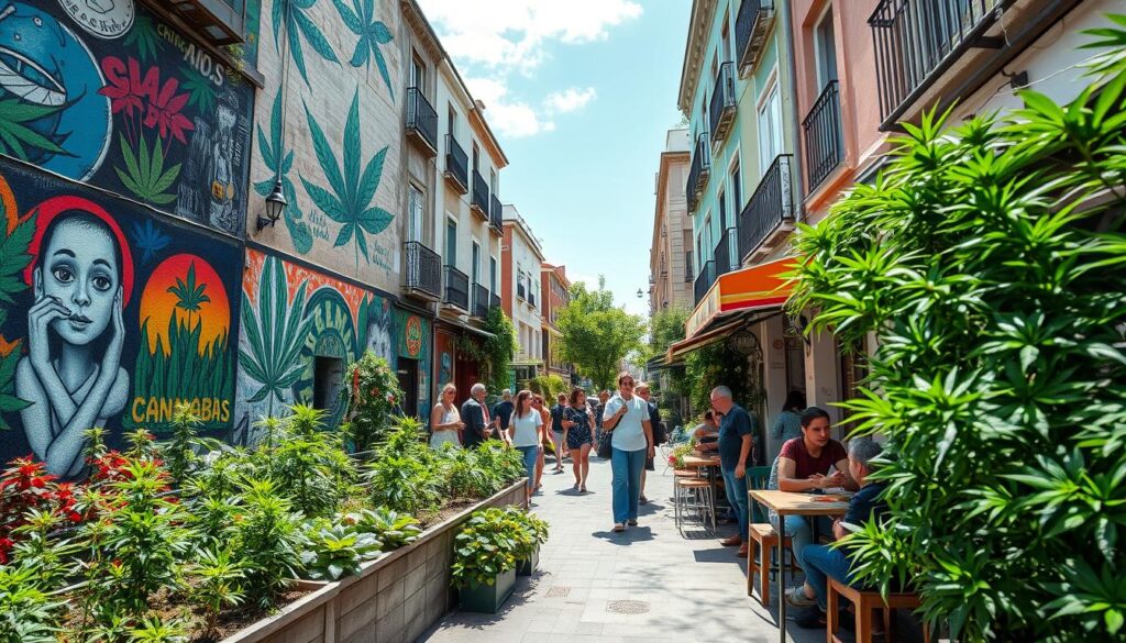 Navigating Cannabis Culture in Carabanchel