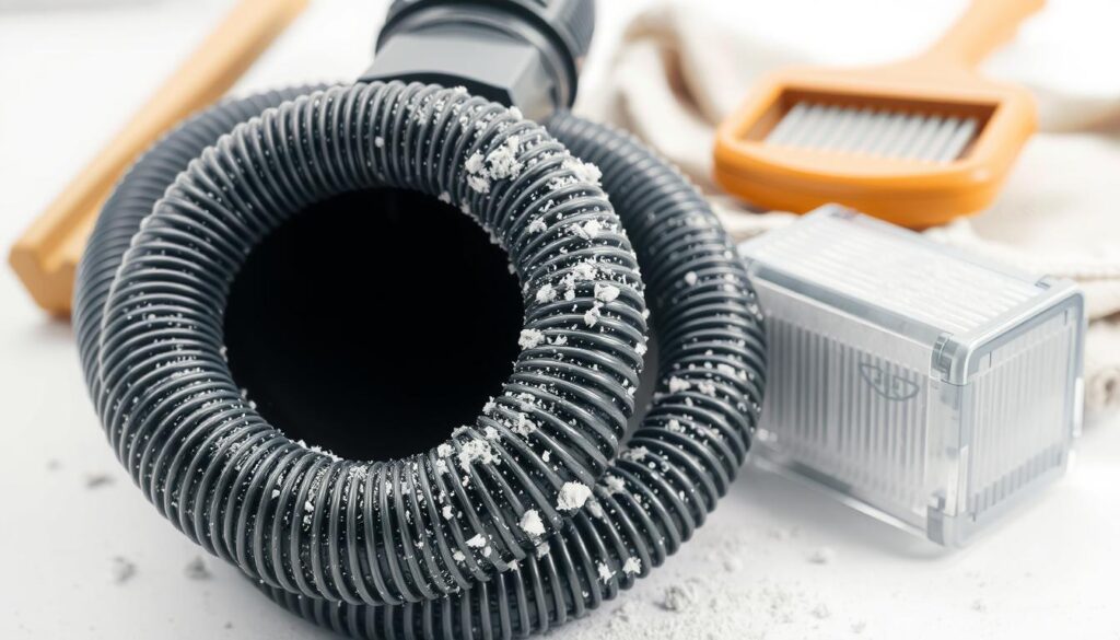 Vacuum hose and filter maintenance