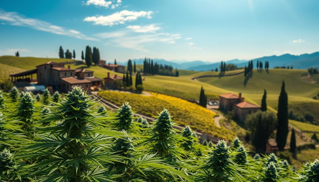 cannabis cultivation in Tuscany