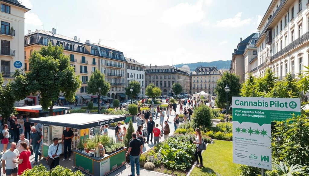 cannabis pilot trials in swiss cities