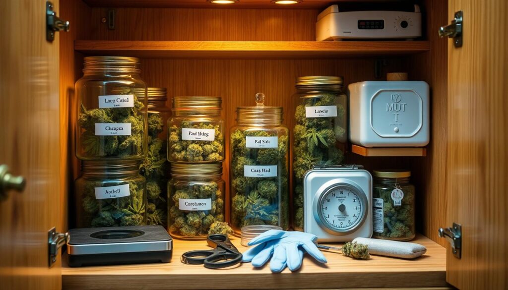 cannabis storage and handling