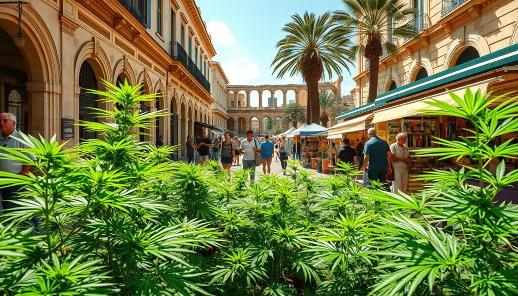 cannabis tourism in Nimes