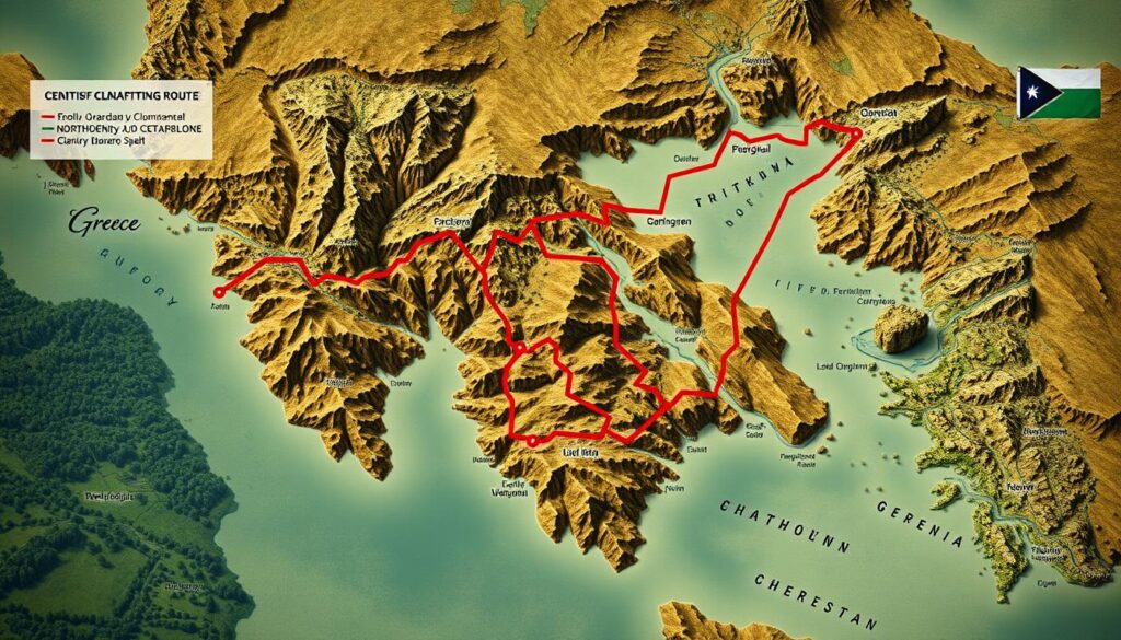 drug trafficking routes in Northern Greece