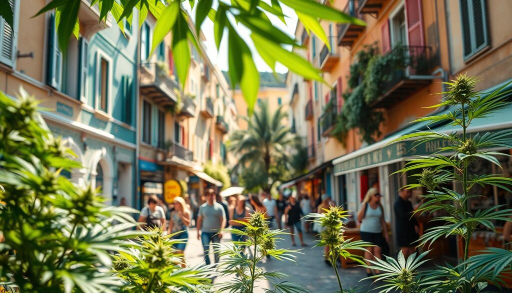 exploring Nice with cannabis