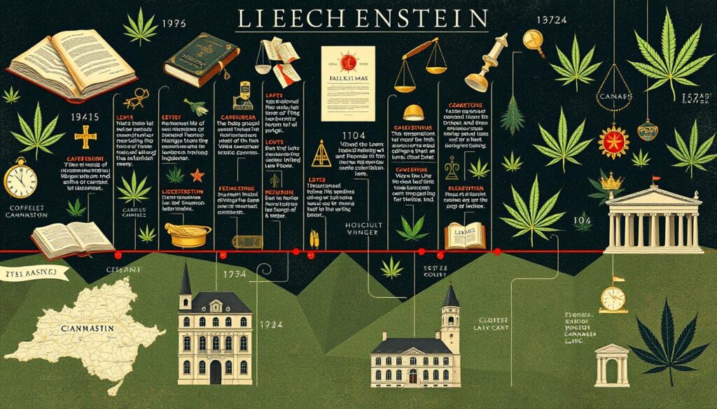 history of cannabis laws Liechtenstein