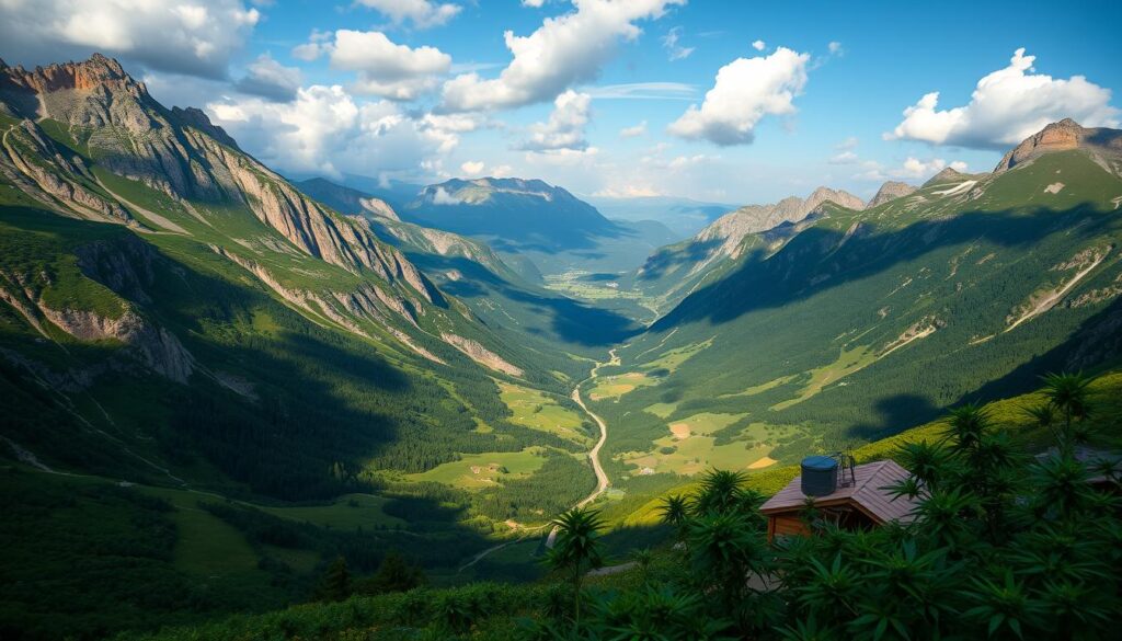 marijuana smuggling Albanian Alps