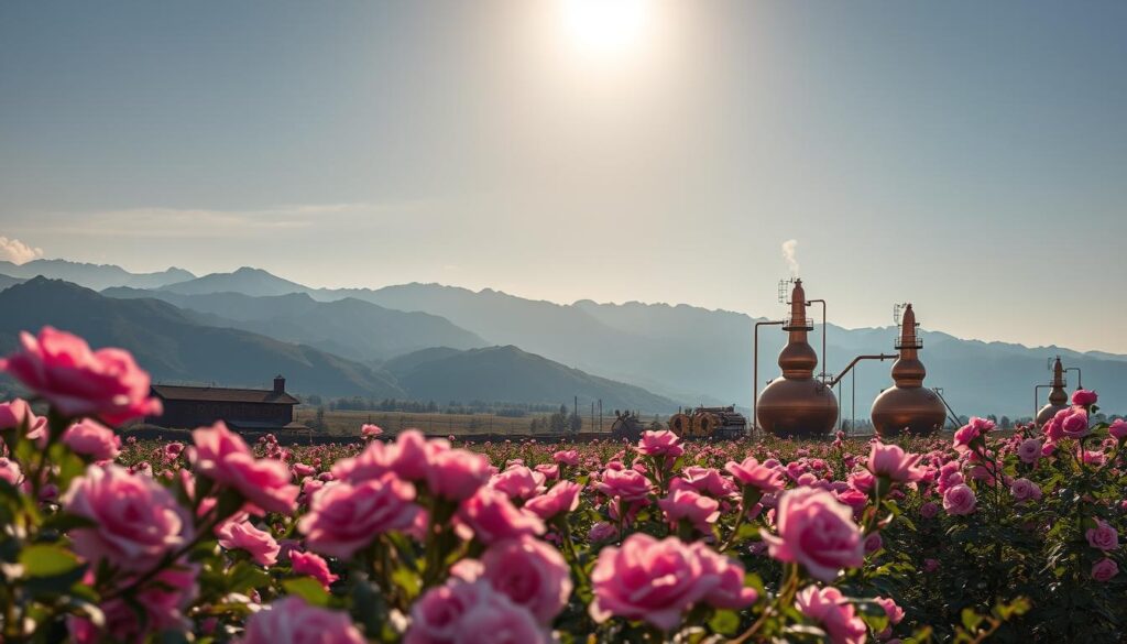 rose oil production in Kazanlak