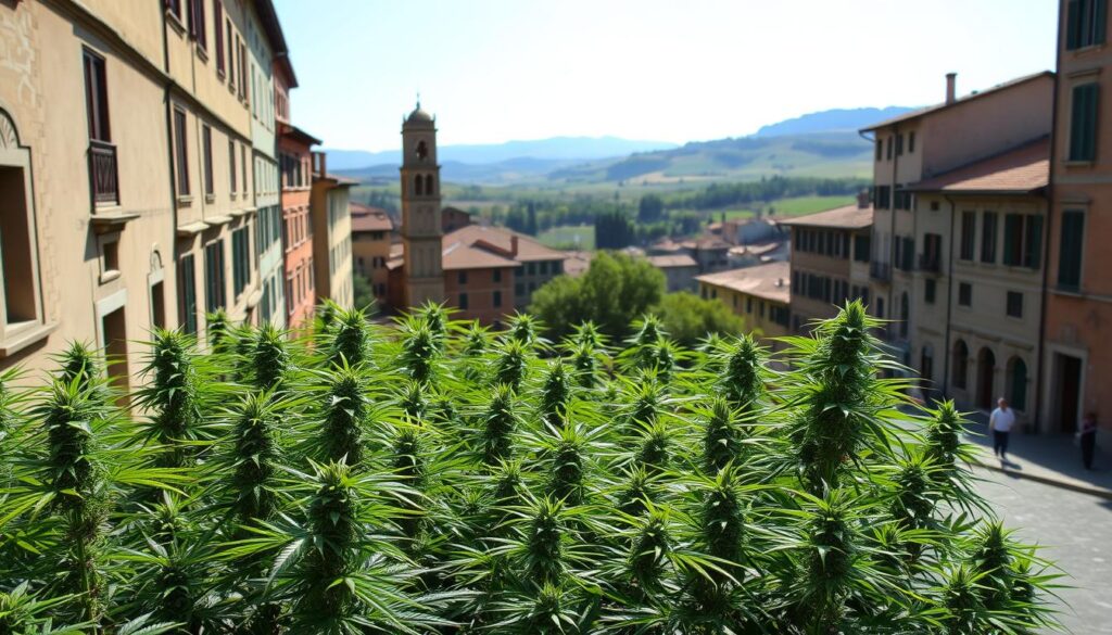 weed in Lucca