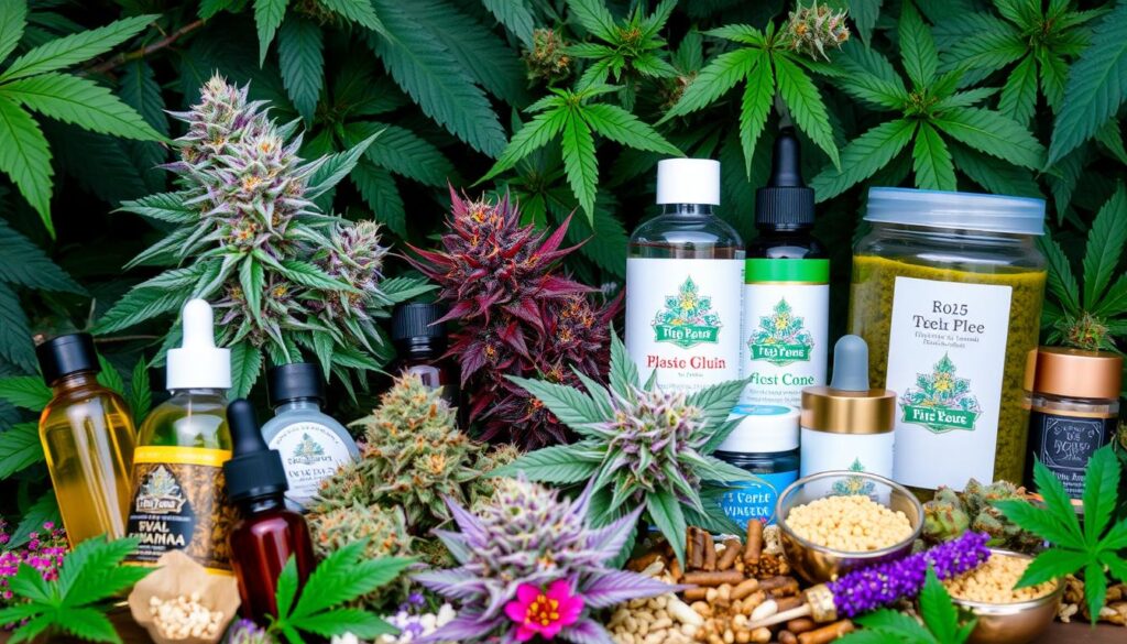 weed strains and products