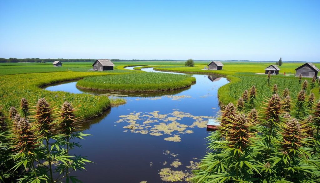 Danube Delta cannabis cultivation