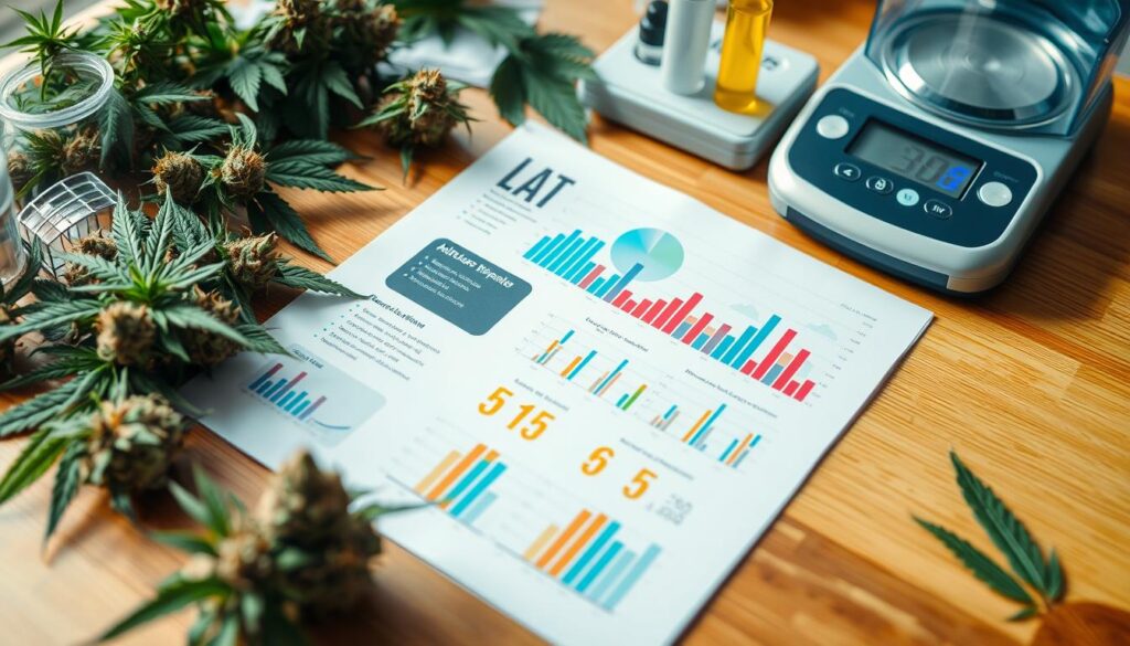 cannabis lab test