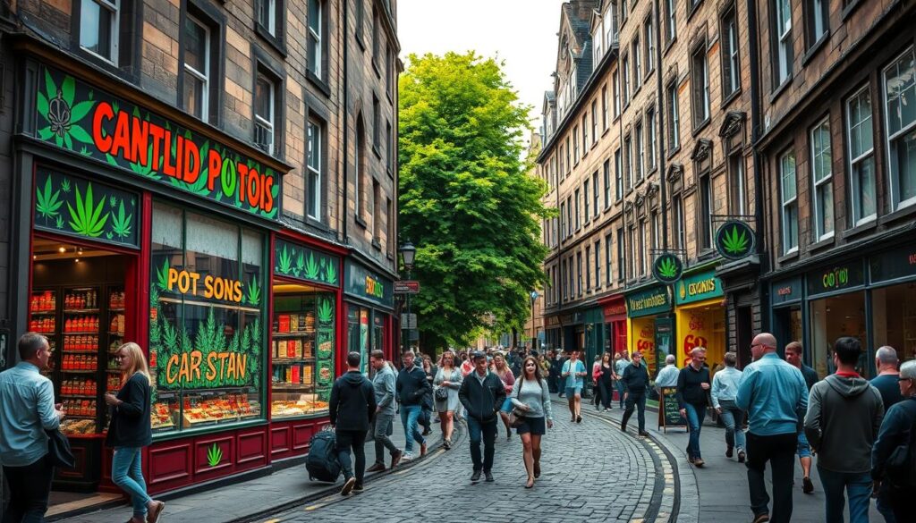 pot shops Edinburgh